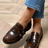MOCASSINO CLASSICO CON DOPPIA FIBBIA