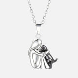 Collana con pendente a forma di cane