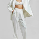 Sofia | Blazer Oversized Clean-Line Bianco