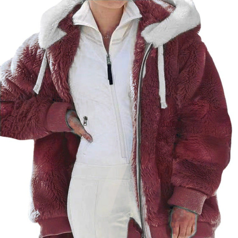 Serena - La Giacca Invernale Elegante e Calda con Cappuccio e Zip