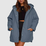 Kristýna - Cappotto invernale oversize con cappuccio