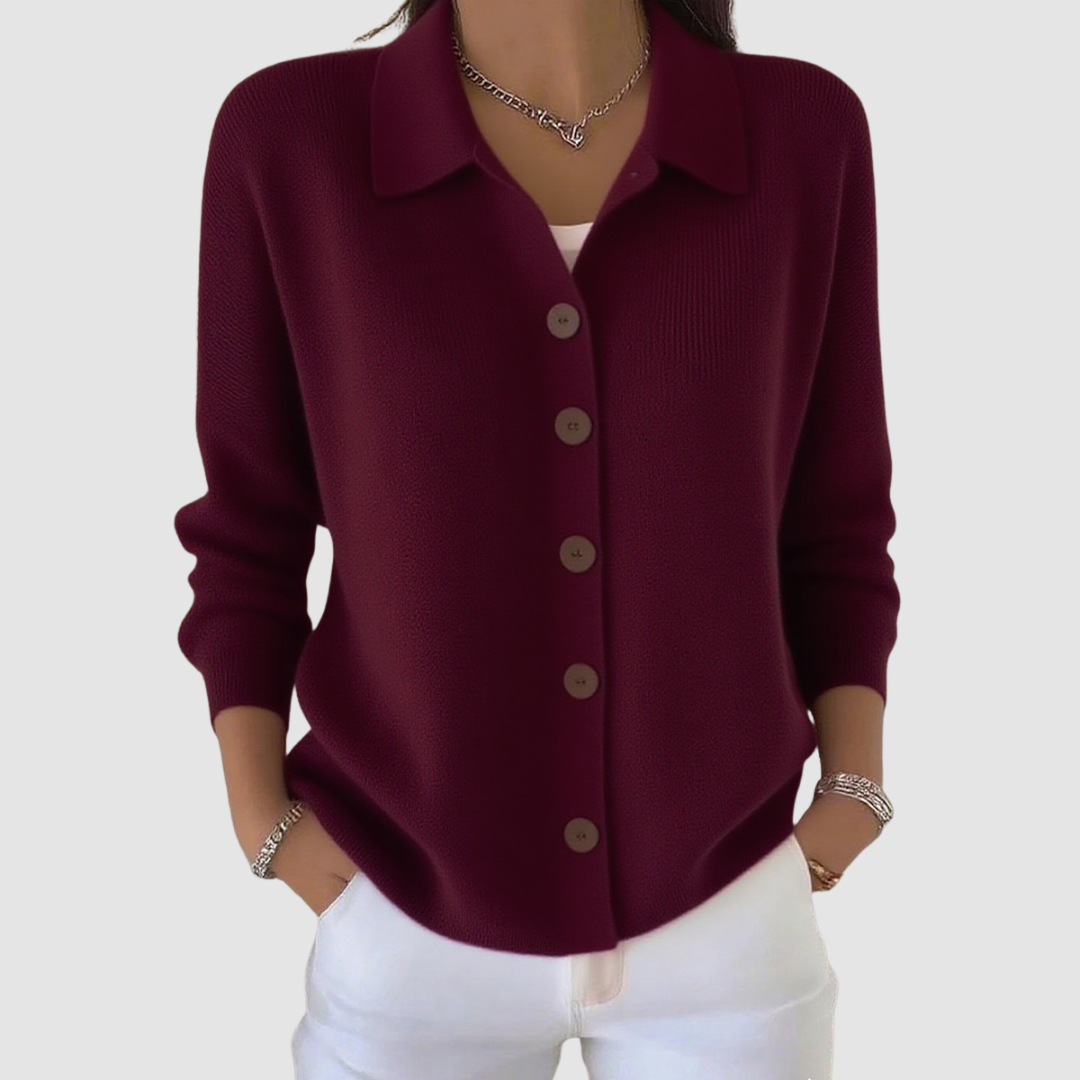 FLORIANA™|CARDIGAN CON BOTTONI