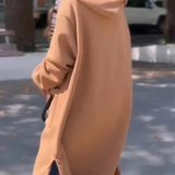 Rita - Felpa con Cappuccio Lunga ed Elegante