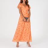 Danielle - Elegante abito con scollo a V che copre il ventre