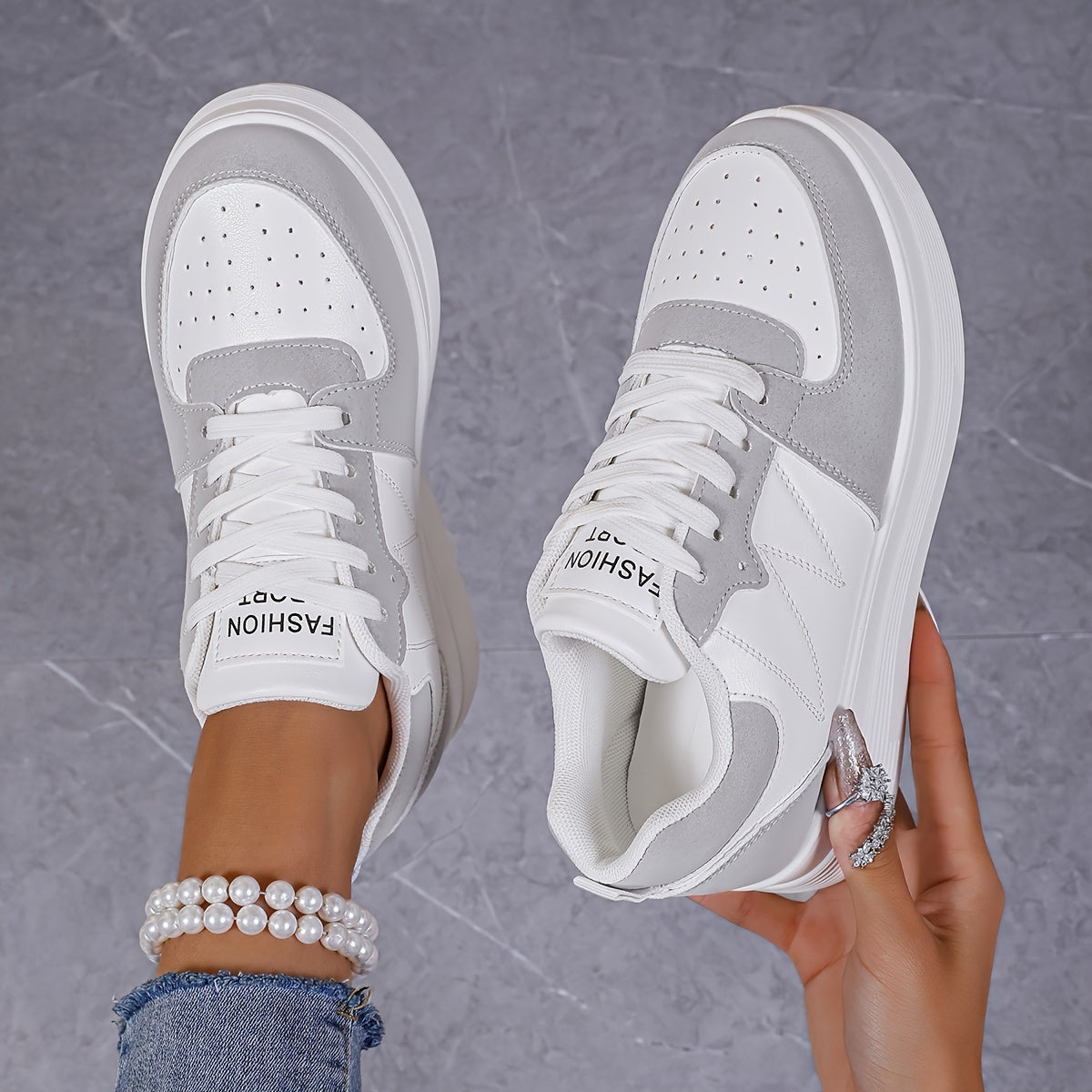 Sneakers Eleganti con Piattaforma