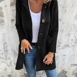 Cristina - Giacca Lunga Elegante per il Quotidiano