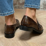 MOCASSINO CLASSICO CON DOPPIA FIBBIA