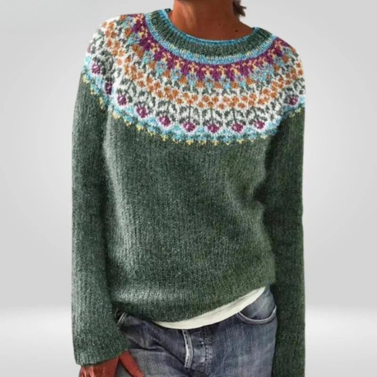 Maglione Jacquard Classico
