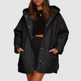 Kristýna - Cappotto invernale oversize con cappuccio
