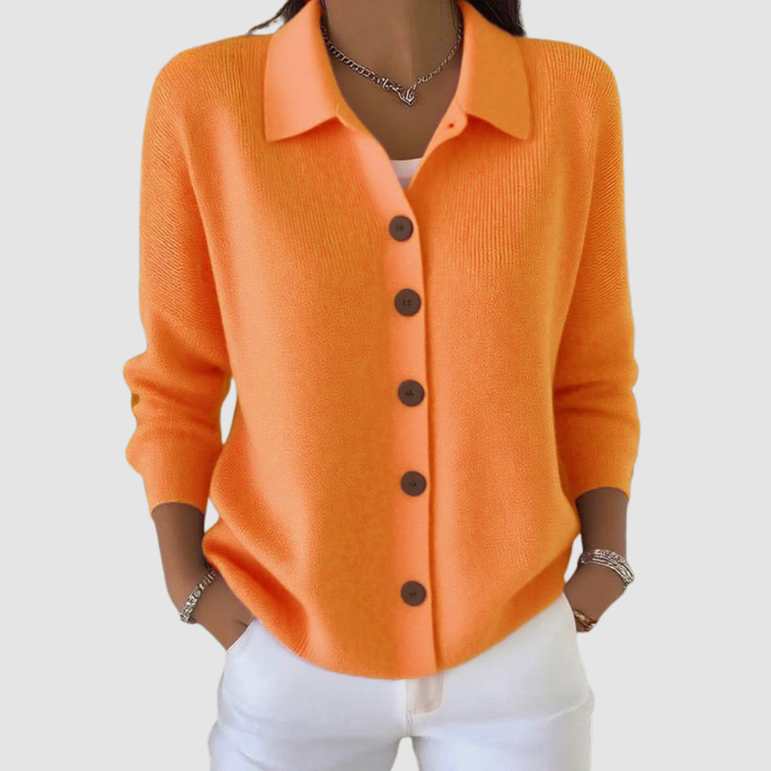 FLORIANA™|CARDIGAN CON BOTTONI