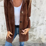 Cristina - Giacca Lunga Elegante per il Quotidiano