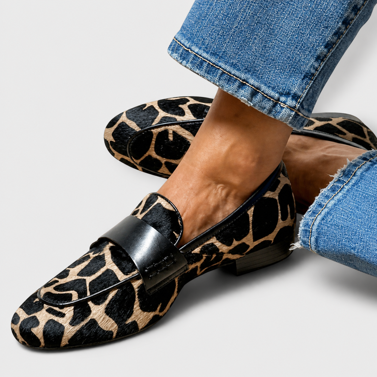 Mocassino Leopardo