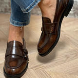 MOCASSINO CLASSICO CON DOPPIA FIBBIA