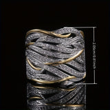 Anello Intrecciato Elegante Flerlagers