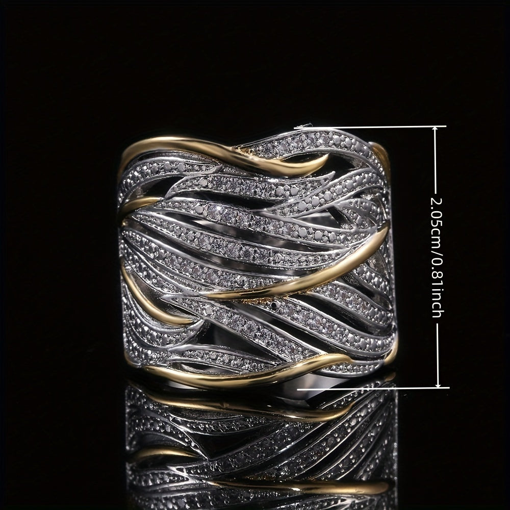 Anello Intrecciato Elegante Flerlagers