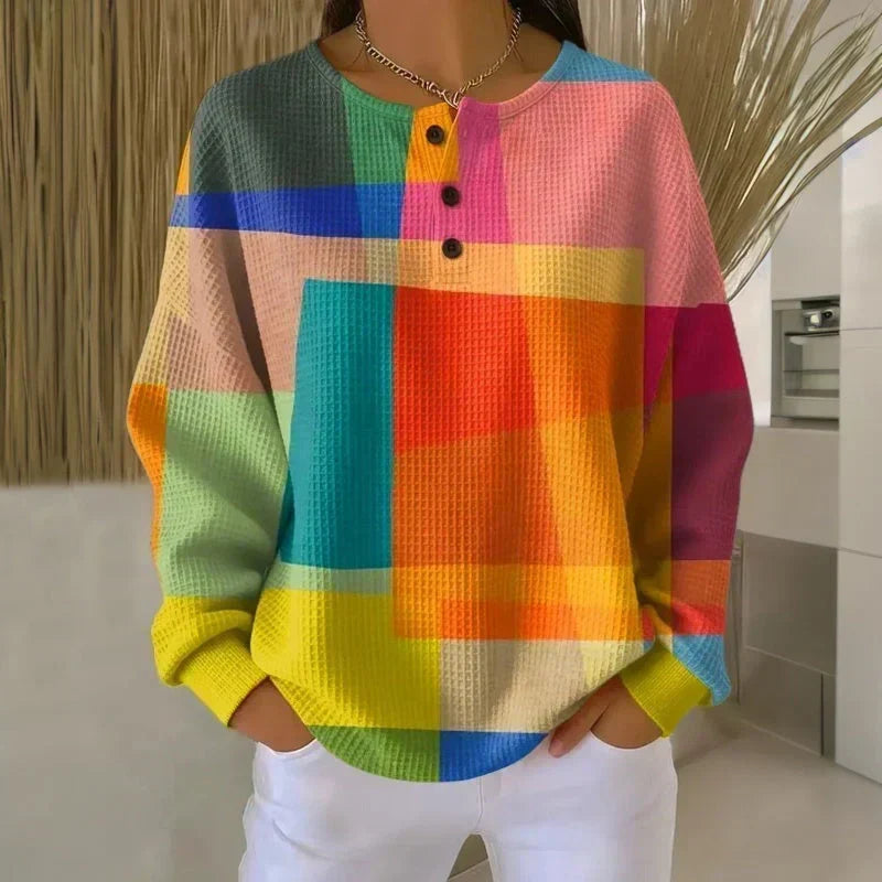 Maglione Goffrato a Doppio Strato