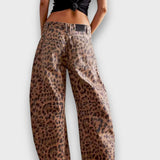Edith – Pantaloni con stampa animale