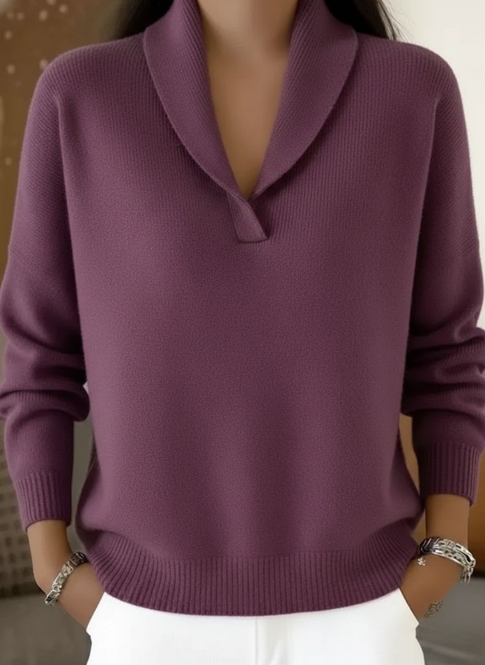 Fiorella | Maglione a V