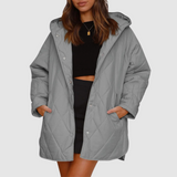 Kristýna - Cappotto invernale oversize con cappuccio