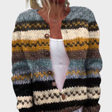 Bianca - Cardigan a Righe Autunnale