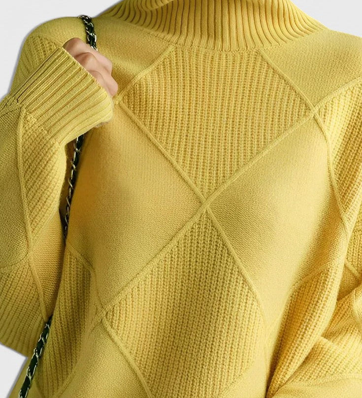 Vittoria | Maglione in Cashmere con Collo Alto