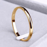 Anello semplice in oro e argento