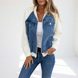 Ilaria - Giacca Casual a Contrasto, Eleganza Moderna