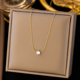 Collana in Diamante Dorato Esclusiva