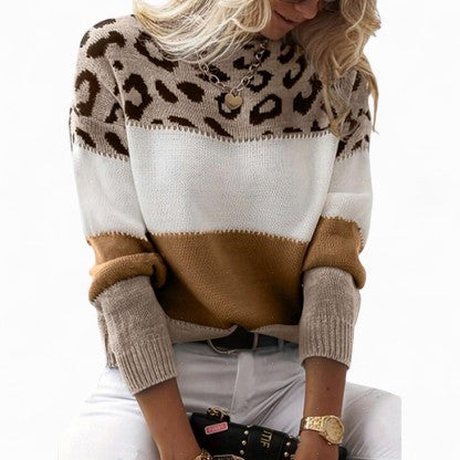 Camilla | Maglione Elegante con Leopardo
