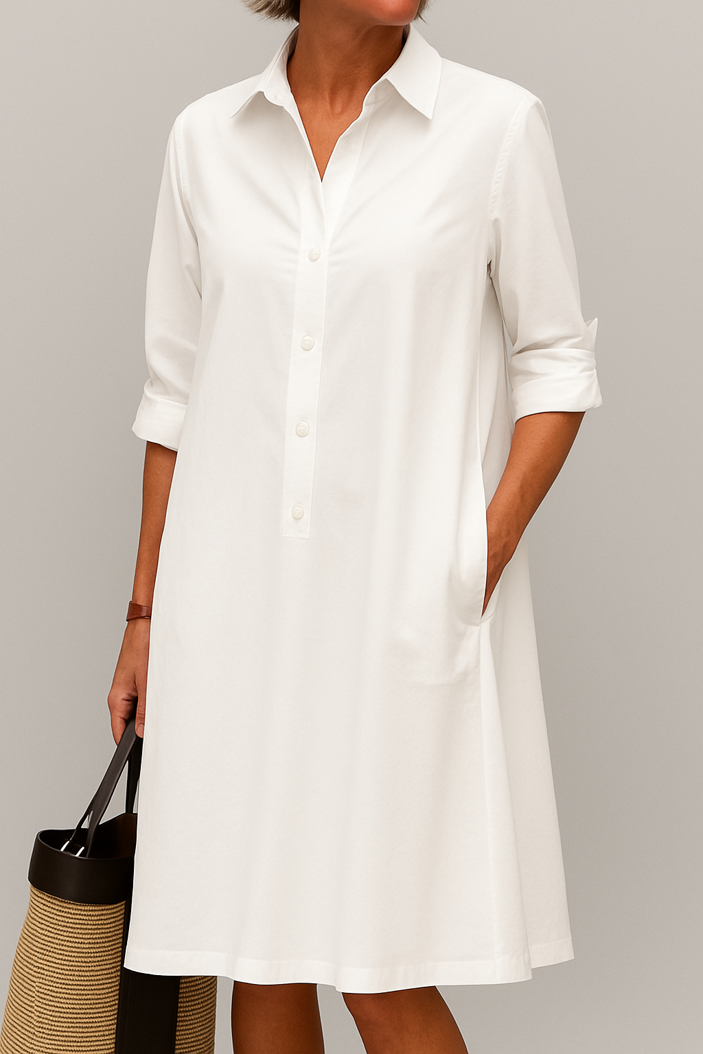 Elodie - Abito camicia con bottoni