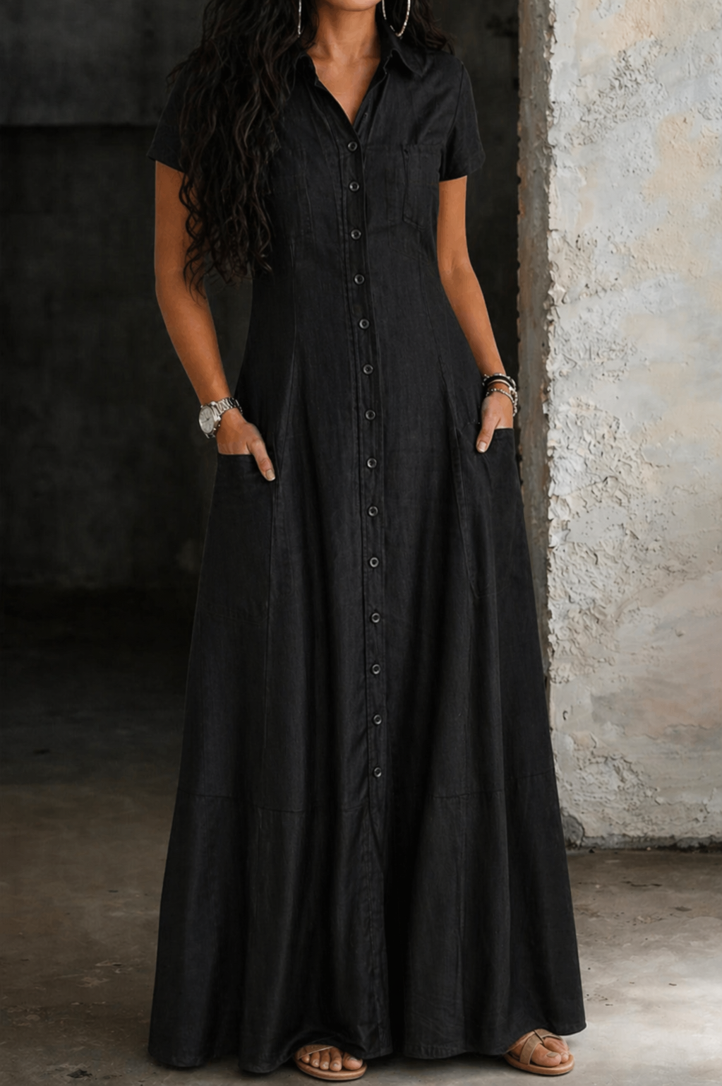 Abito Lungo in Denim