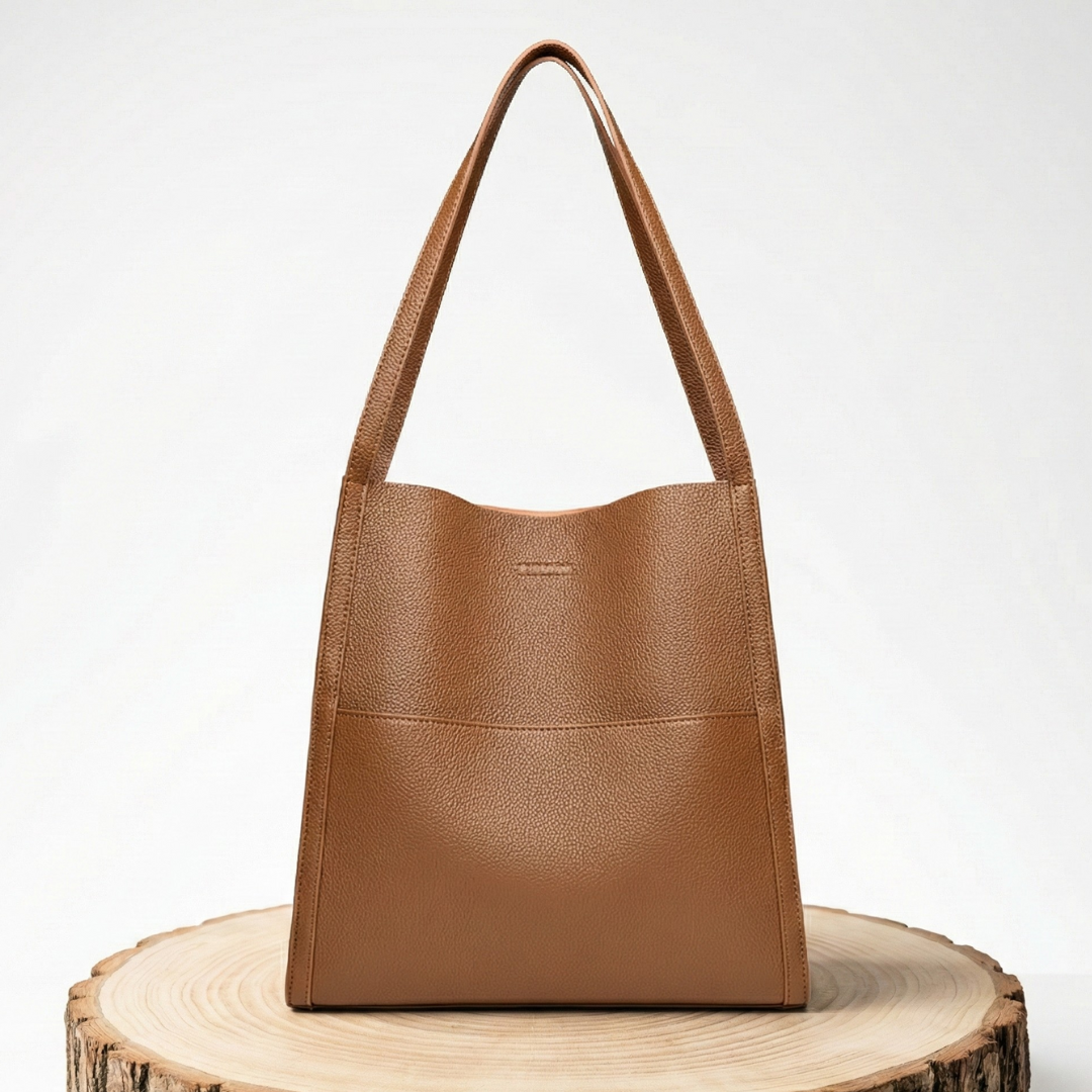 Elegante borsa a tracolla in pelle