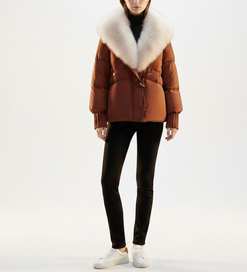 Arianna - Cappotto Elegante con Colletto Affermato
