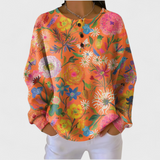 Claire | Maglione con motivo floreale colorato