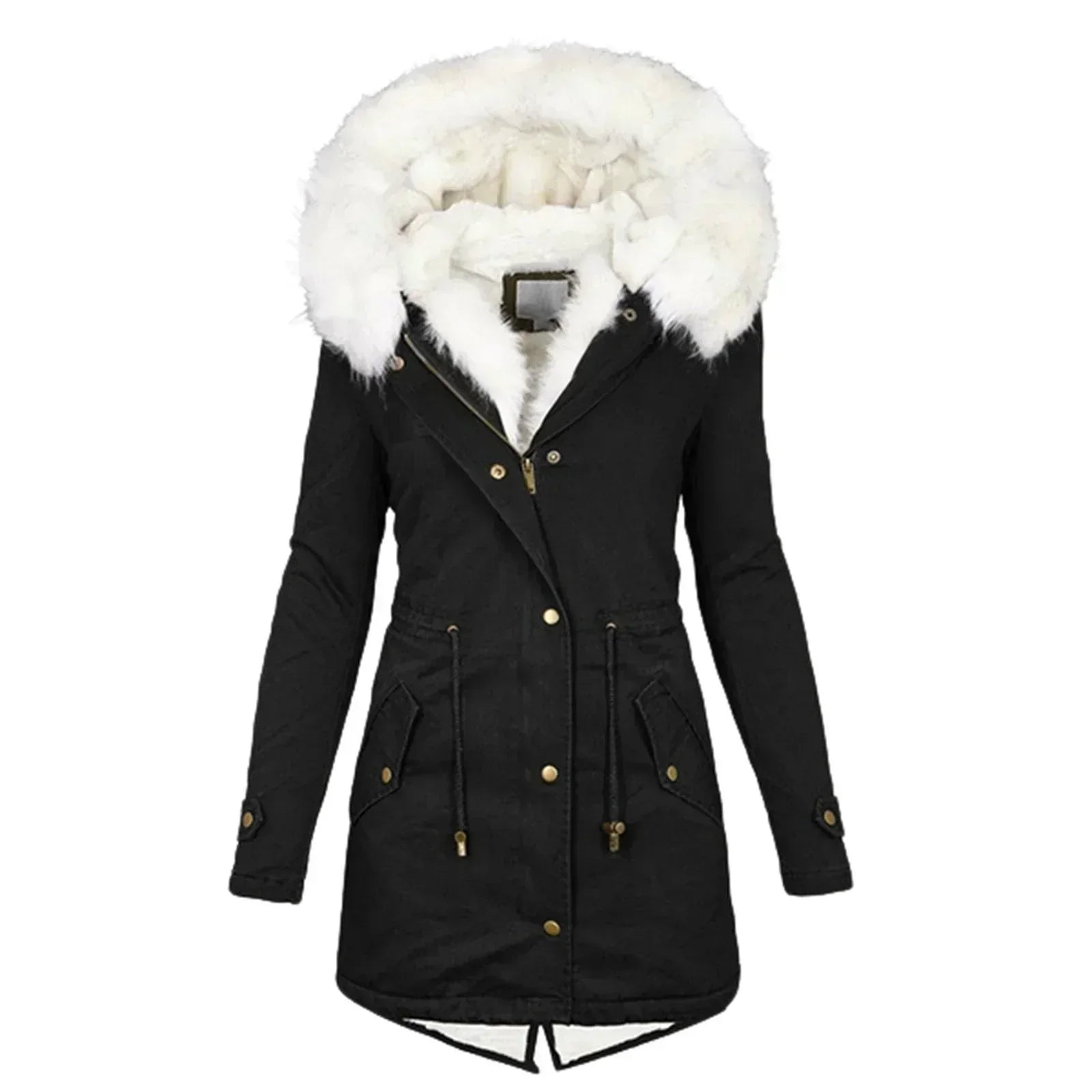 Beatrice - Cappotto Caldo con Cappuccio Elegante