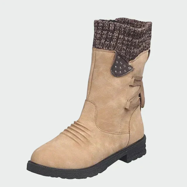 Stivaletti eleganti effetto camoscio