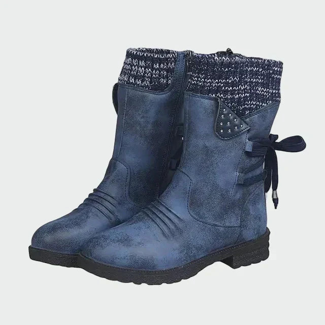 Stivaletti eleganti effetto camoscio