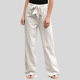 Joleen - Pantalone donna con coulisse e elastico in vita