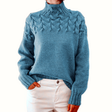 Elvira™ | Caldo dolcevita lavorato a maglia