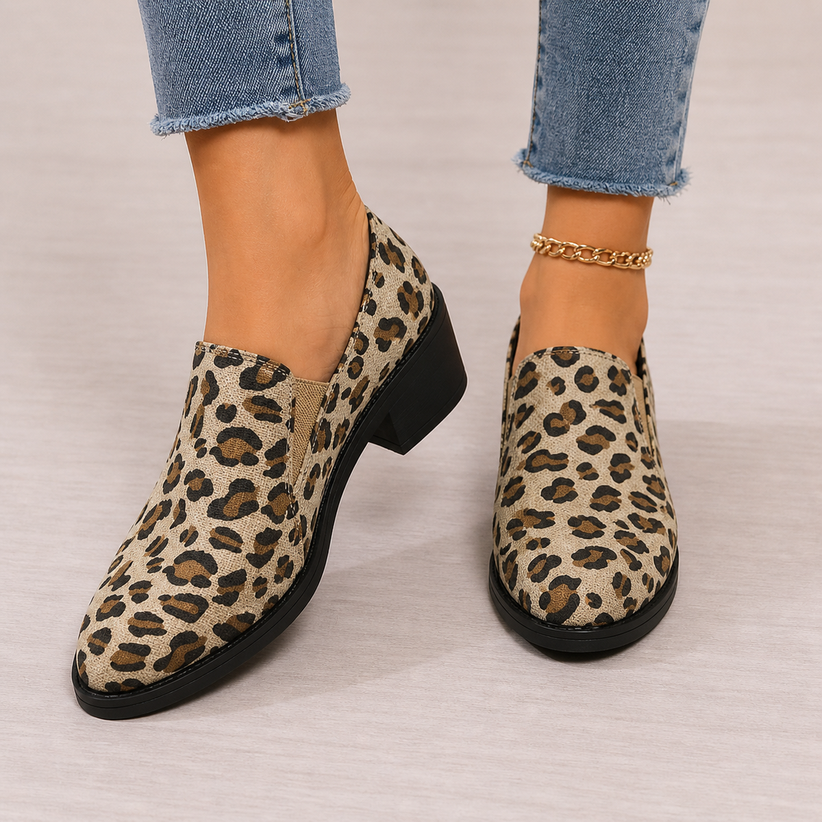 Mocassino Leopardo