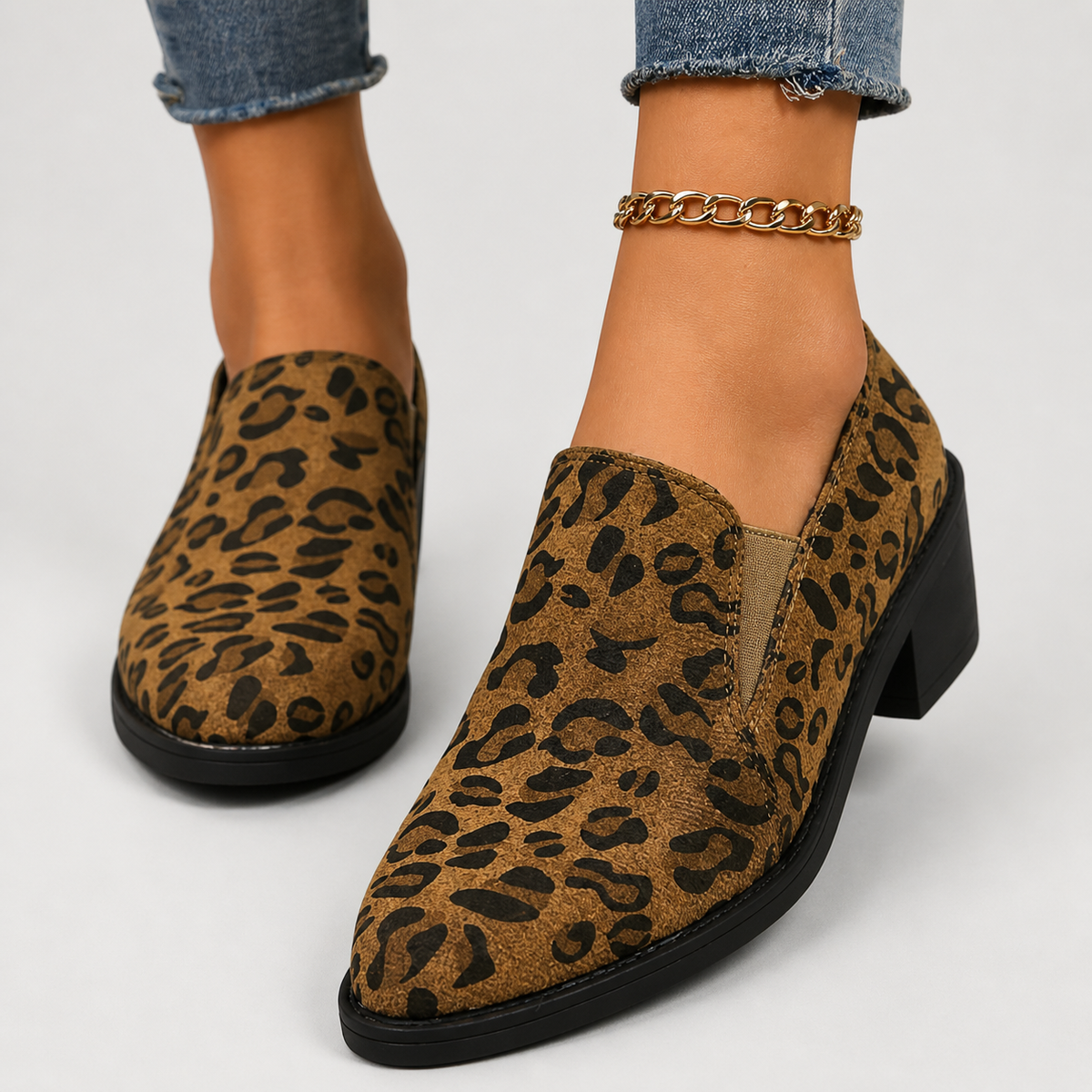 Mocassino Leopardo