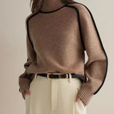 Sandrine | Maglione elegante con collo alto