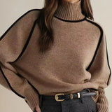 Sandrine | Maglione elegante con collo alto