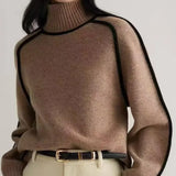 Sandrine | Maglione elegante con collo alto