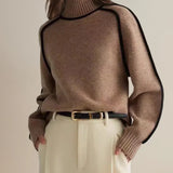 Sandrine | Maglione elegante a collo alto
