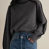 Sandrine | Maglione elegante con collo alto