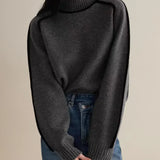 Sandrine | Maglione elegante con collo alto