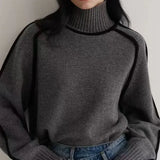 Sandrine | Maglione elegante con collo alto