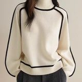 Sandrine | Maglione elegante con collo alto