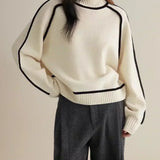 Sandrine | Maglione elegante a collo alto
